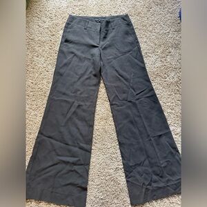 Theory low rise wide leg linen pants